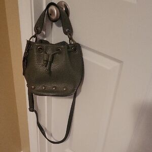 Jessica Simpson Olive Green Crossbody Bag
